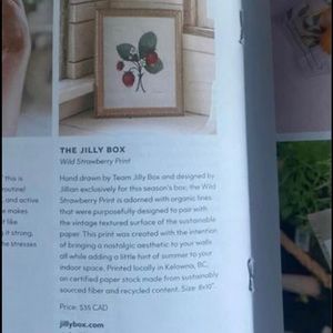 Wild Strawberry print from Summer ‘22 Jilly Box